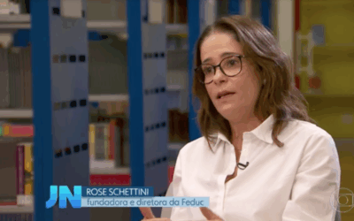 Entrevista concedida pela profa. Rosemary Hohlenweger Schettini ao Jornal Nacional sobre nivelamento.